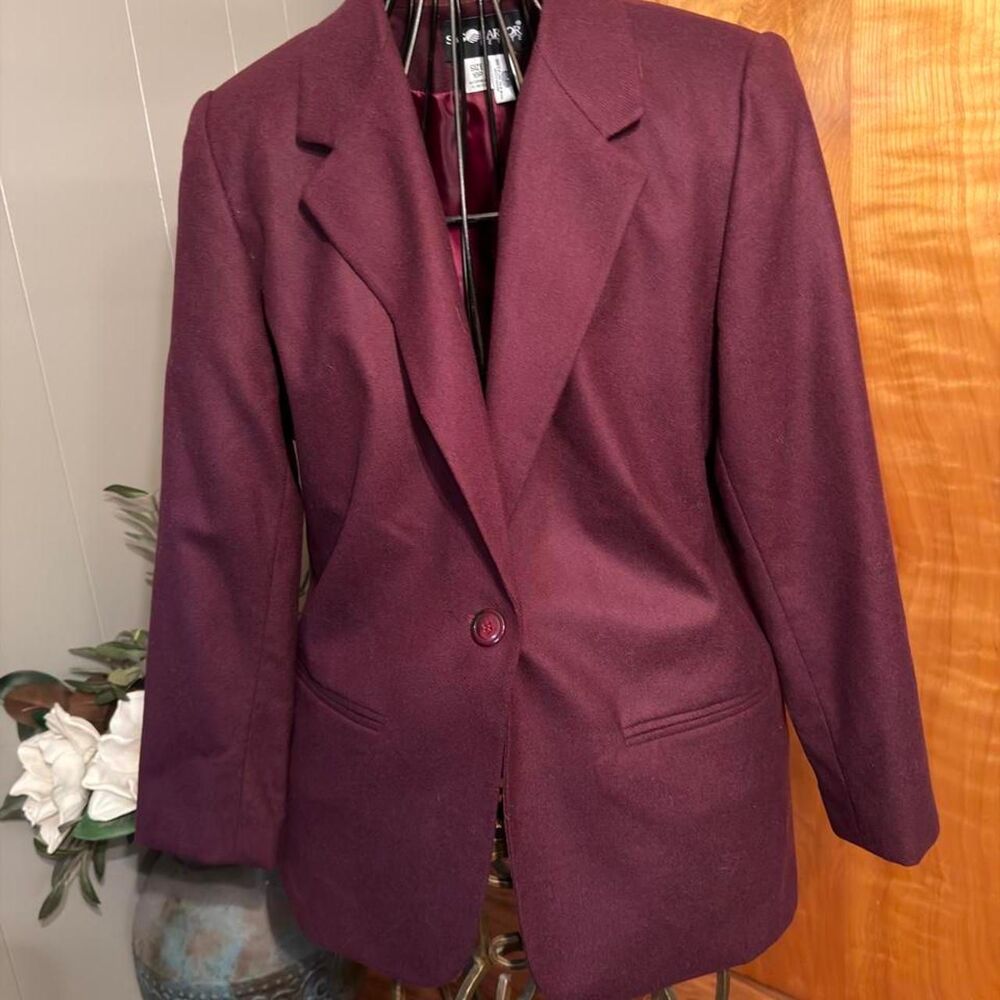 Vintage 90s Sag Harbor 100% Wool Blazer